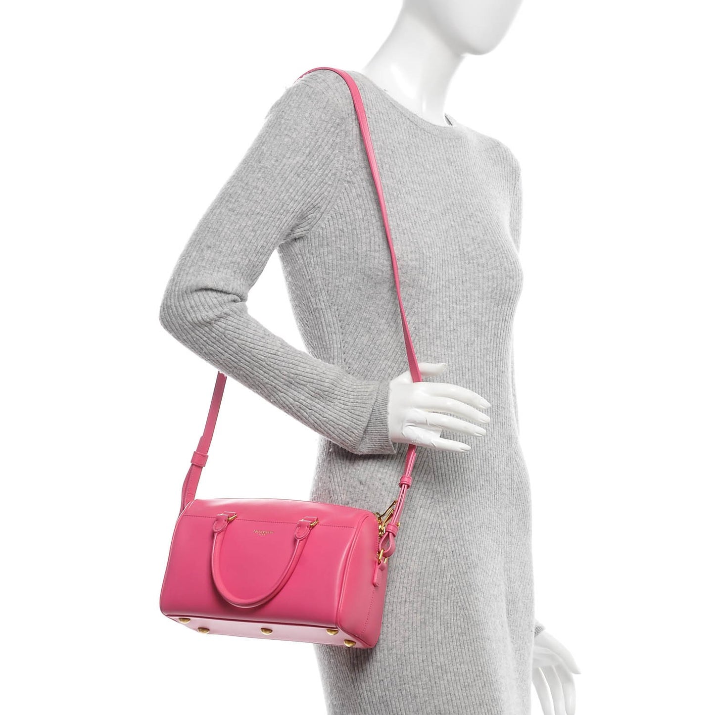Calfskin Classic Baby Duffle Pink
