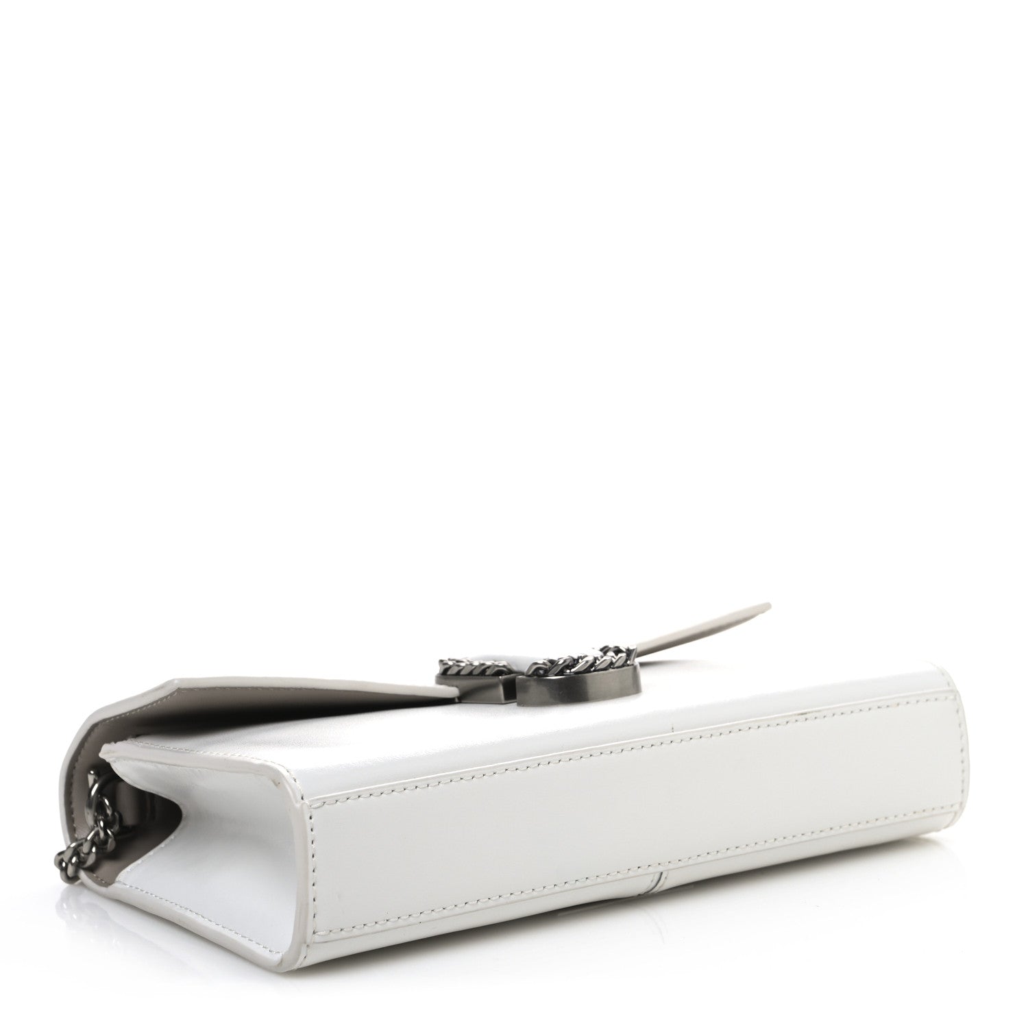 Marc Jacobs Calfskin Saint Marc Chain Wallet White 4 of 10
