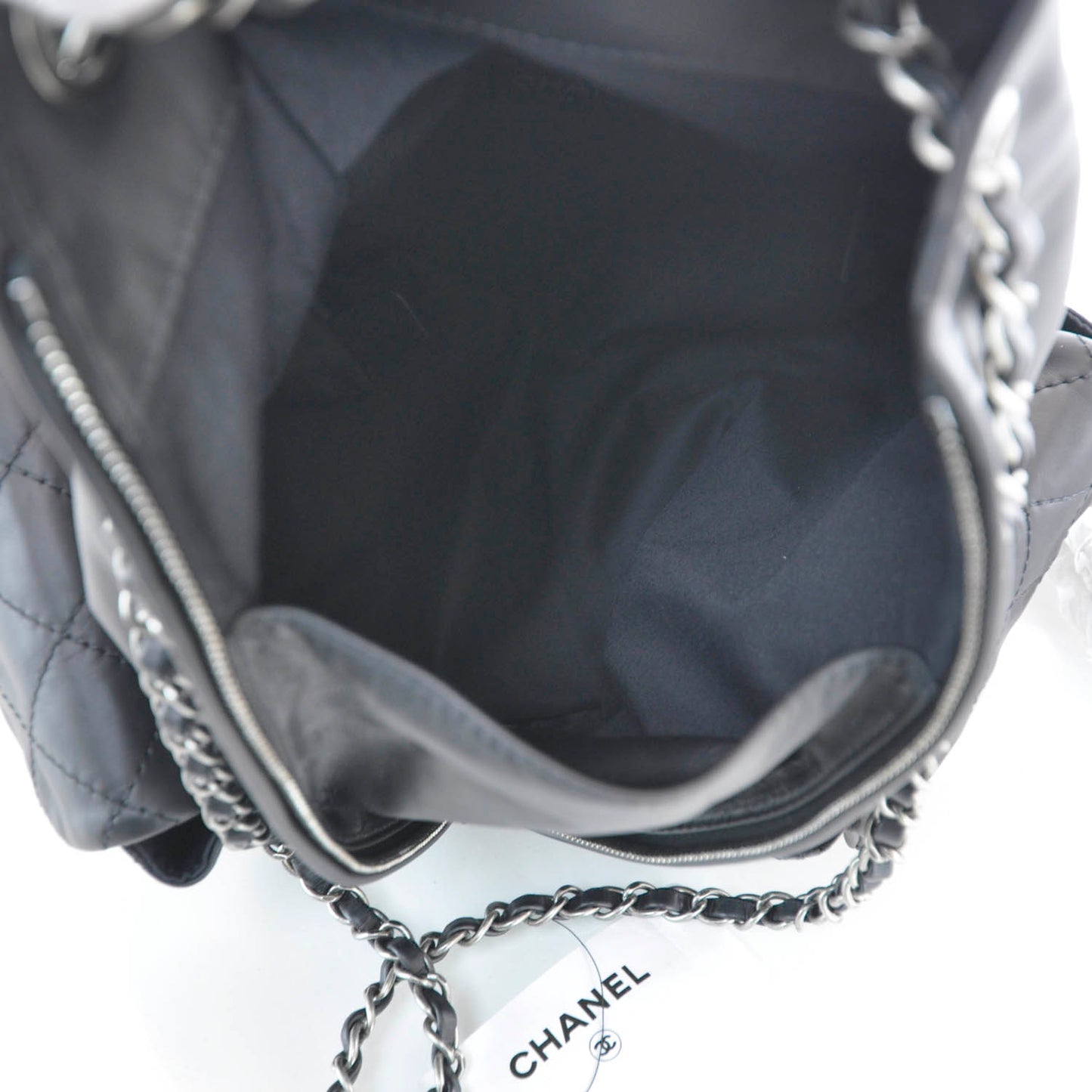 Lambskin Backpack Black 12A