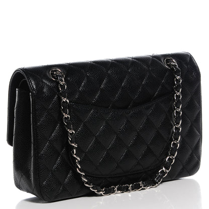 Chanel Caviar Quilted Medium Double Flap Black 3 of 8