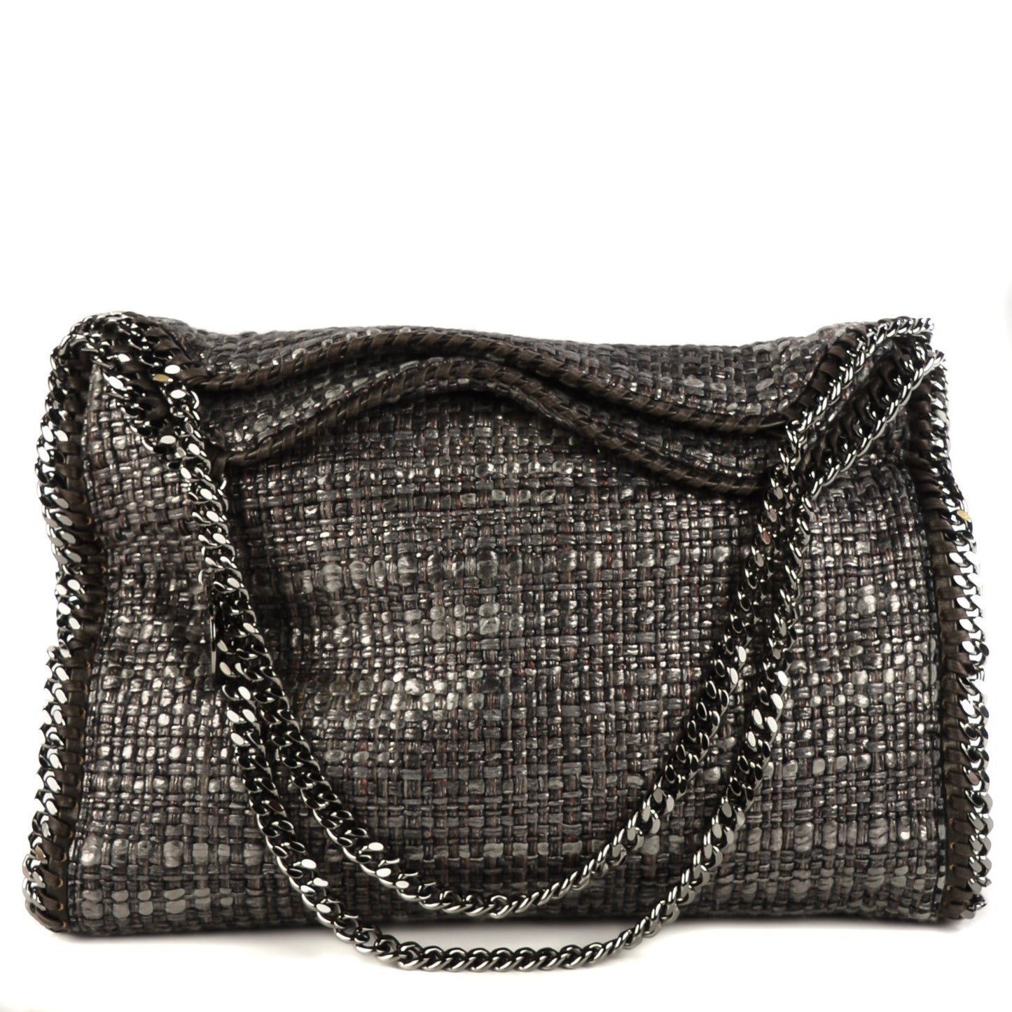 Metallic Woven Boucle Falabella Pewter