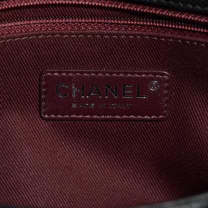 Chanel Goatskin Quilted Double Bag Flap Black 6 of 8