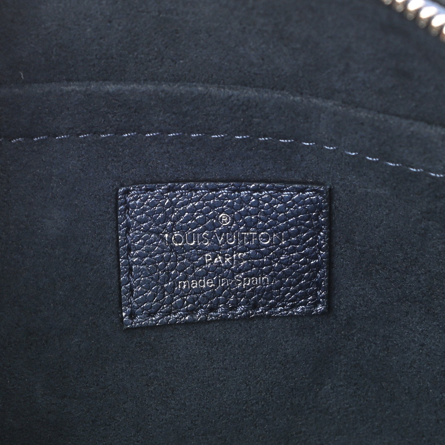 Metallic Empreinte Monogram Giant Speedy Bandouliere 20 Navy Nacre
