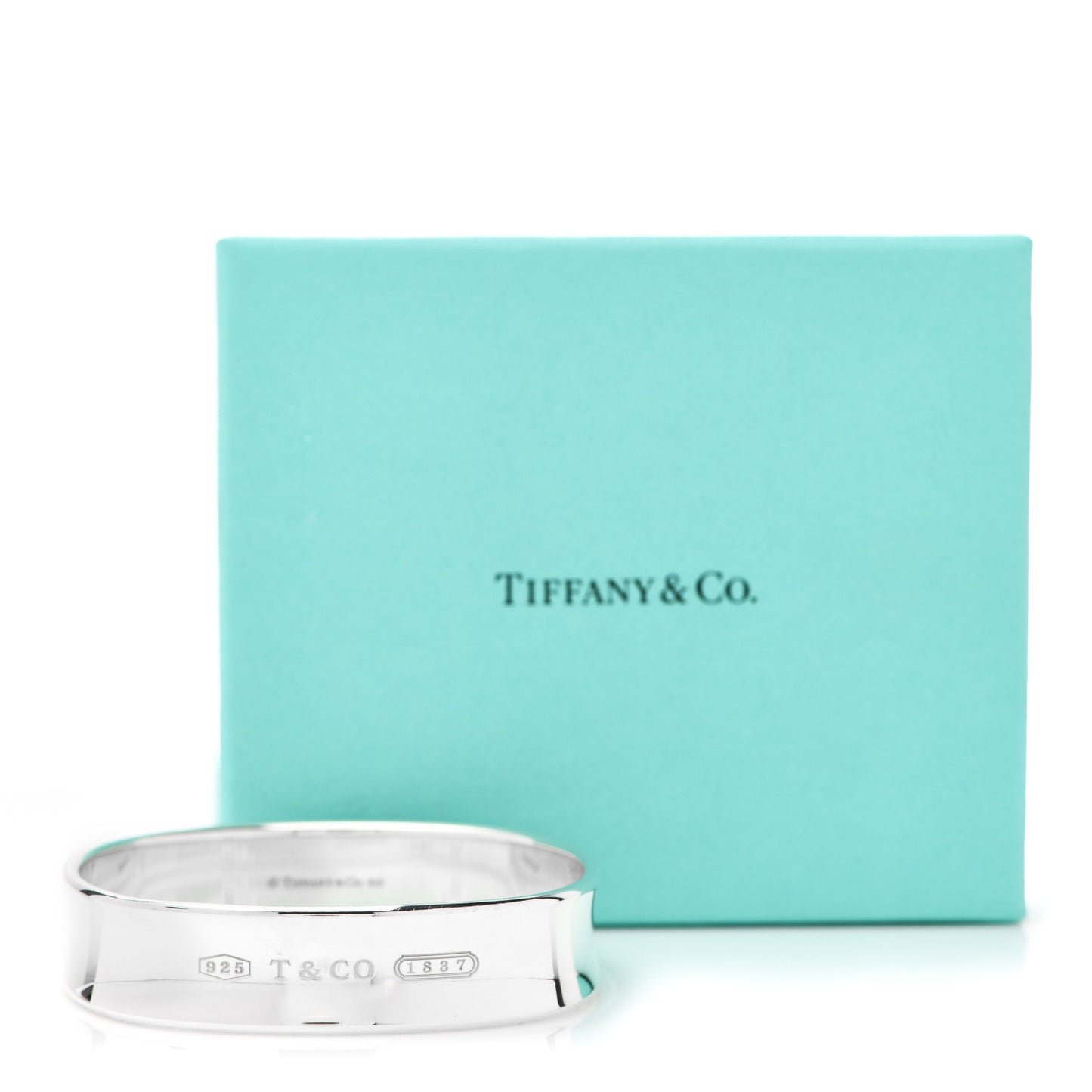 Sterling Silver 1837 Cushion Bangle Bracelet