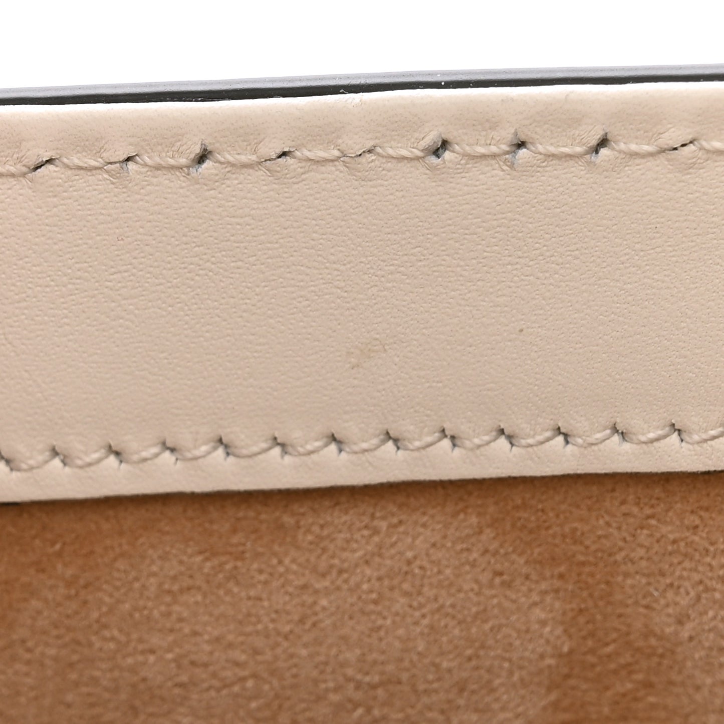 Calfskin Mini Sylvie Top Handle Bag White