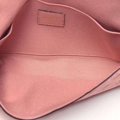 Louis Vuitton Empreinte Pochette Felicie Chain Wallet Rose Poudre 8 of 10