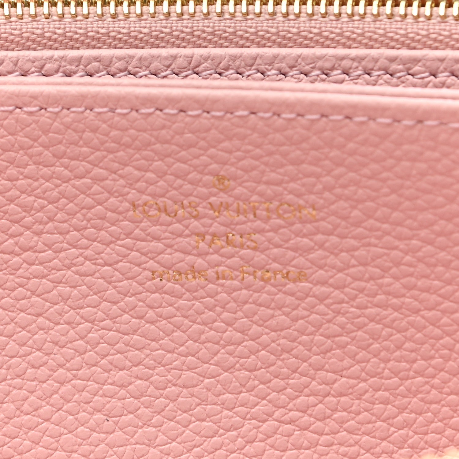 Louis Vuitton Empreinte Monogram Giant By The Pool Zippy Wallet Bouton De Rose 6 of 6