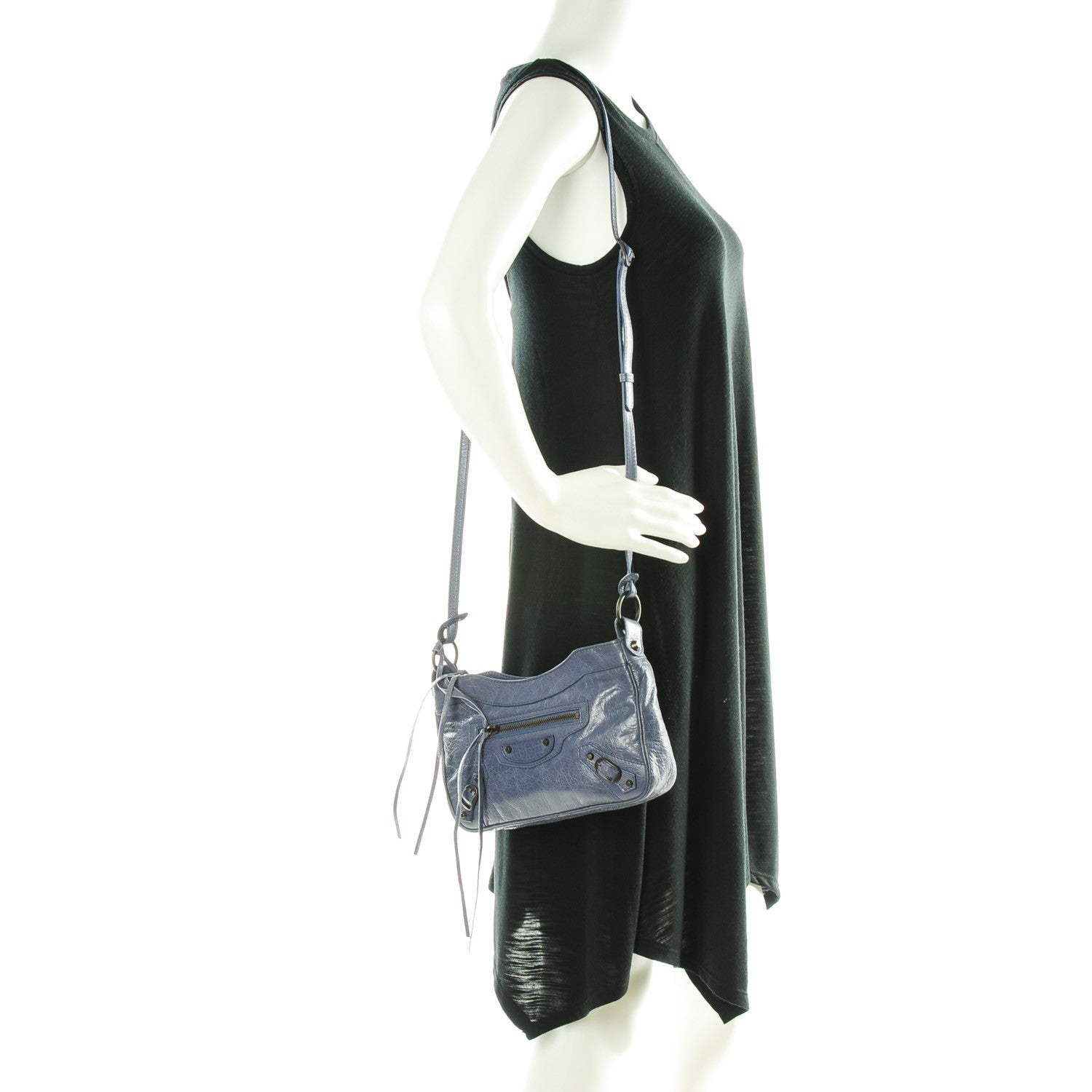 Balenciaga Agneau Classic Hardware Hip Jacynthe 2 of 7