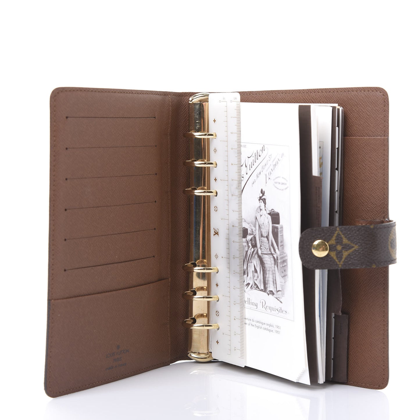 Monogram Medium Ring Agenda Cover