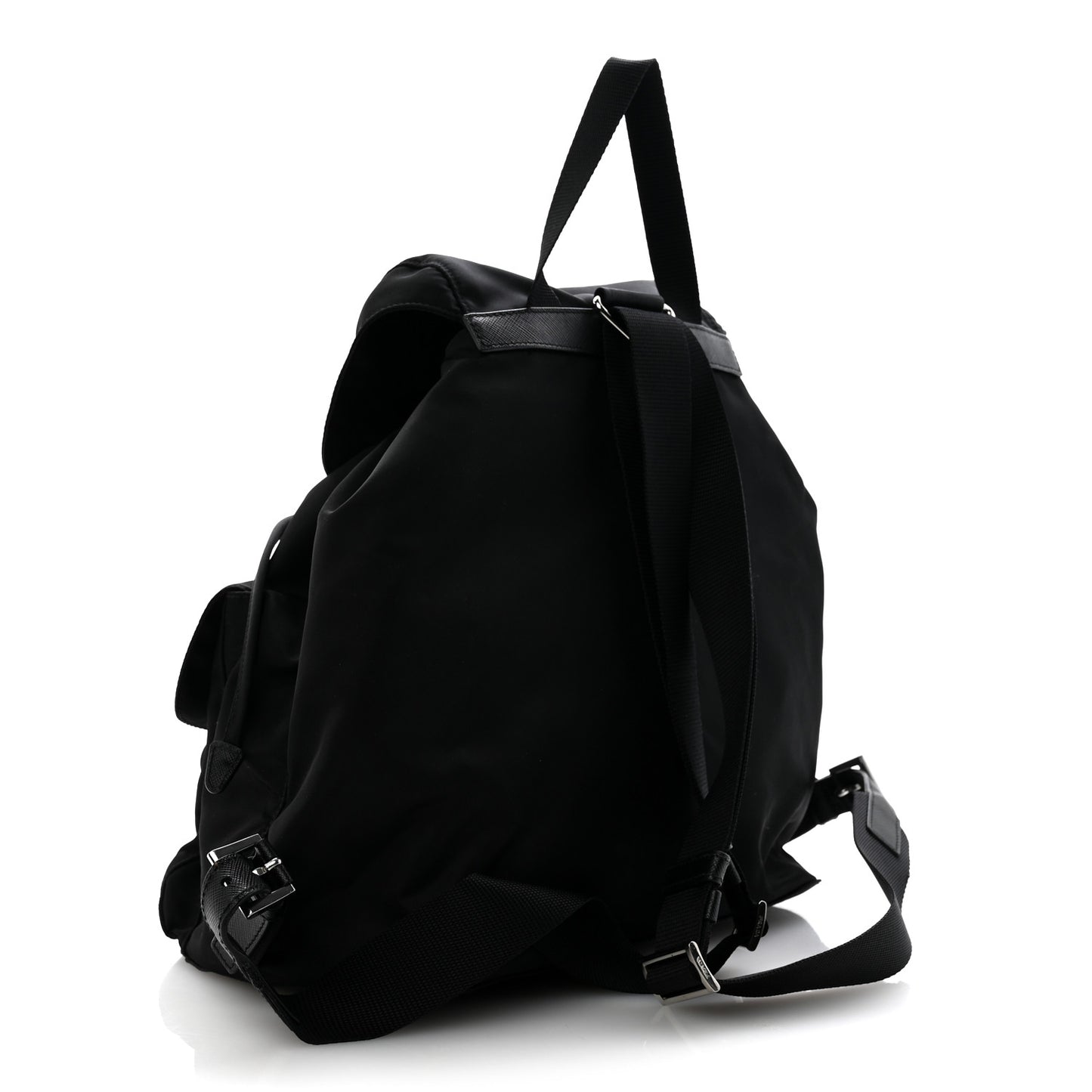 Nylon Vela Medium Backpack Black