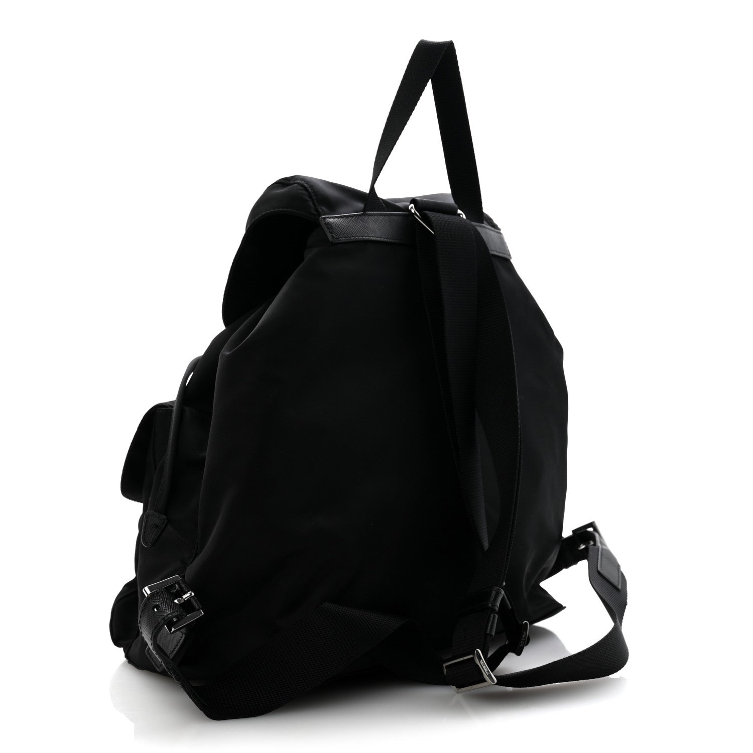 Prada Nylon Vela Medium Backpack Black 3 of 14