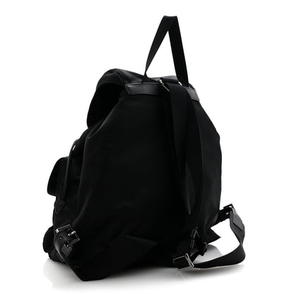 Prada Nylon Vela Medium Backpack Black 3 of 14
