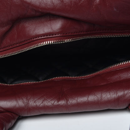 Chanel Lambskin Quilted Large Coco Cocoon Tote Burgundy 11 of 19