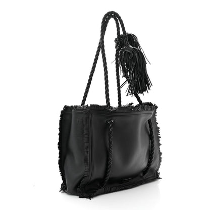 Valentino Garavani Calfskin The Rope Shopper Black 4 of 11