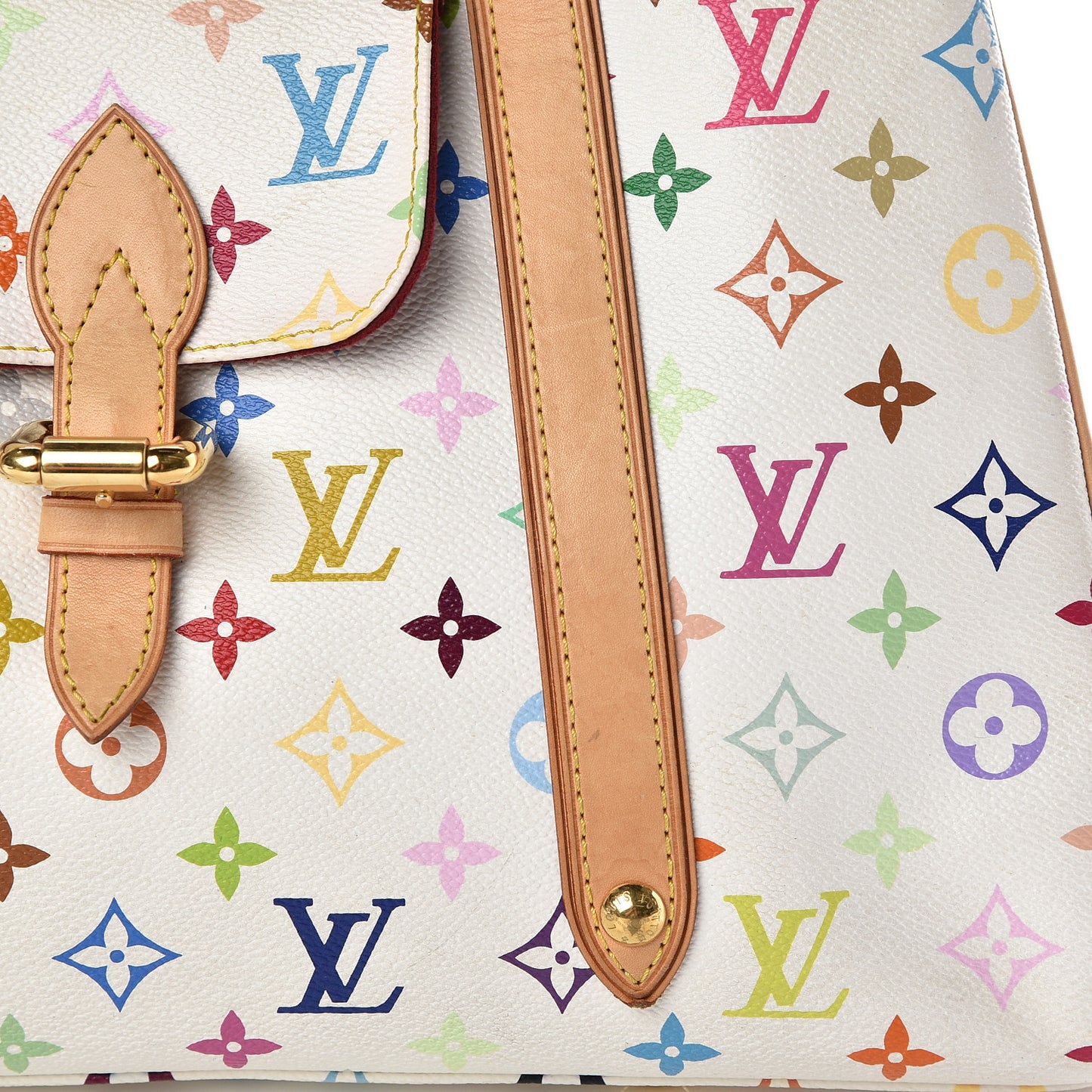 Monogram Multicolor Aurelia MM White