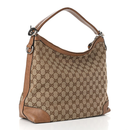 Gucci Monogram Old Libeccio Small Miss GG Hobo Beige Ebony Light Brown 2 of 9