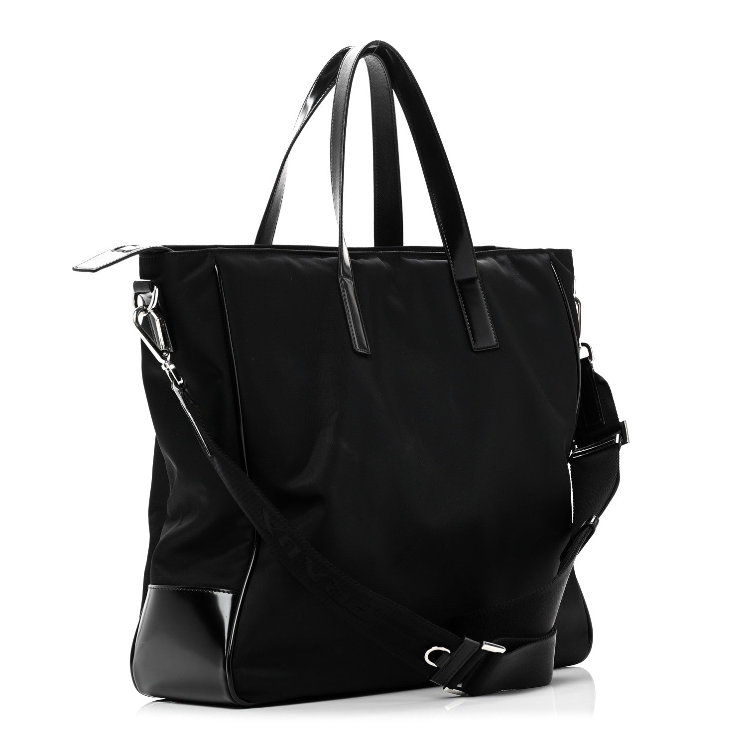 Prada Re-Nylon Spazzolato Tote Black 3 of 10