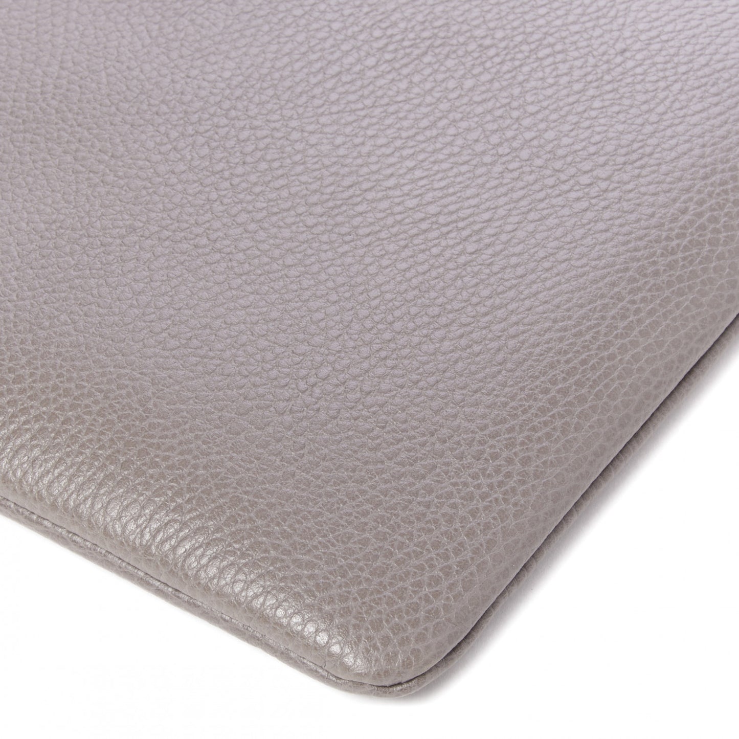 Calfskin Large Bamboo Clutch Grey
