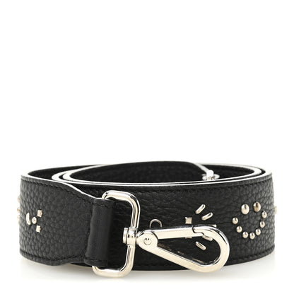 Fendi Cuoio Romano Metal Studs Strap You Black 1 of 3