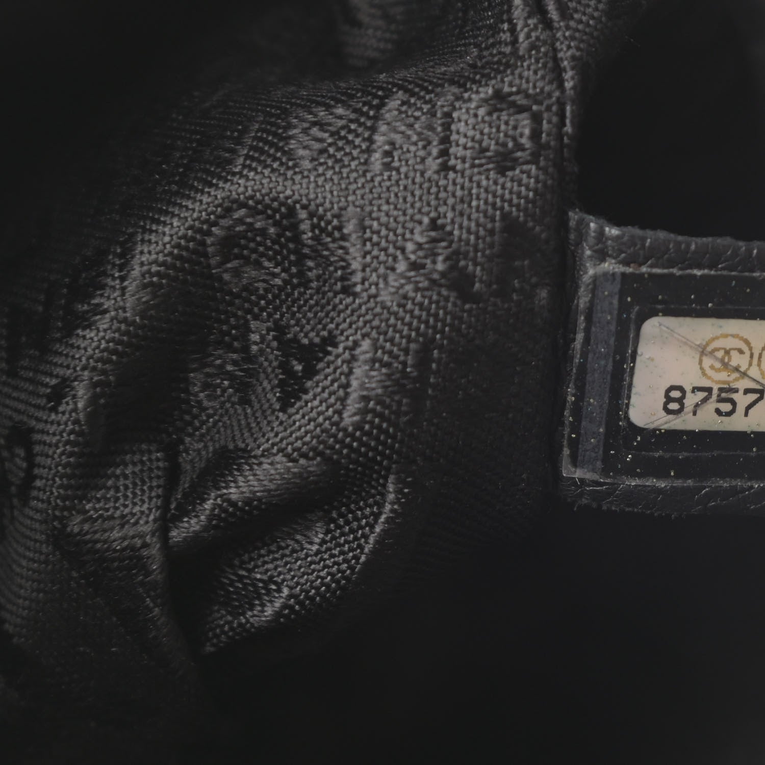 Chanel Lambskin Lax Pochette Black 6 of 11
