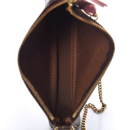 Louis Vuitton Monogram Illustre Mini Pochette Accessories Rose 5 of 7
