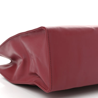 Telfar Vegan Leather Medium Shopping Bag Oxblood 9 of 15