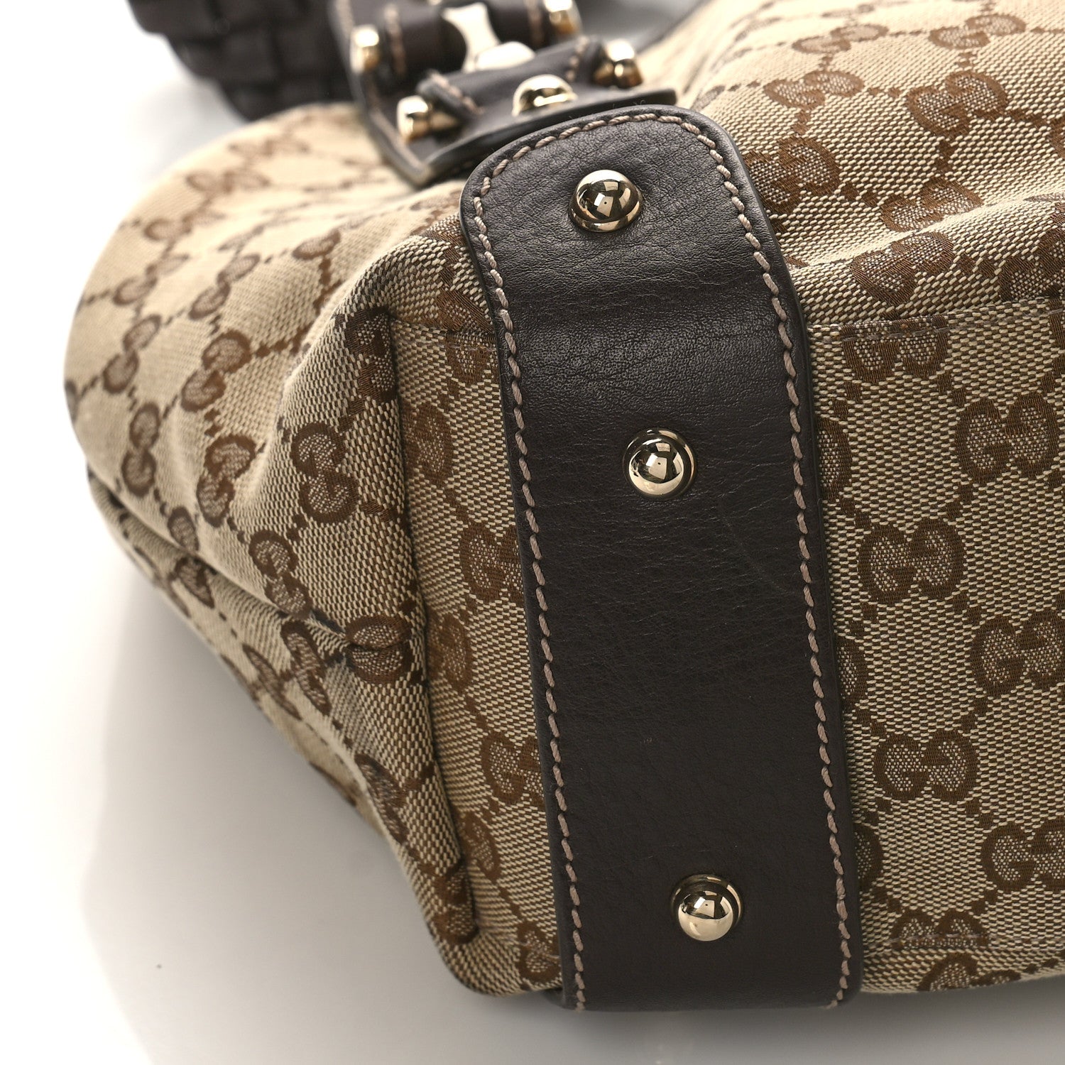 Gucci Monogram Small Pelham Shoulder Bag Dark Brown 8 of 9