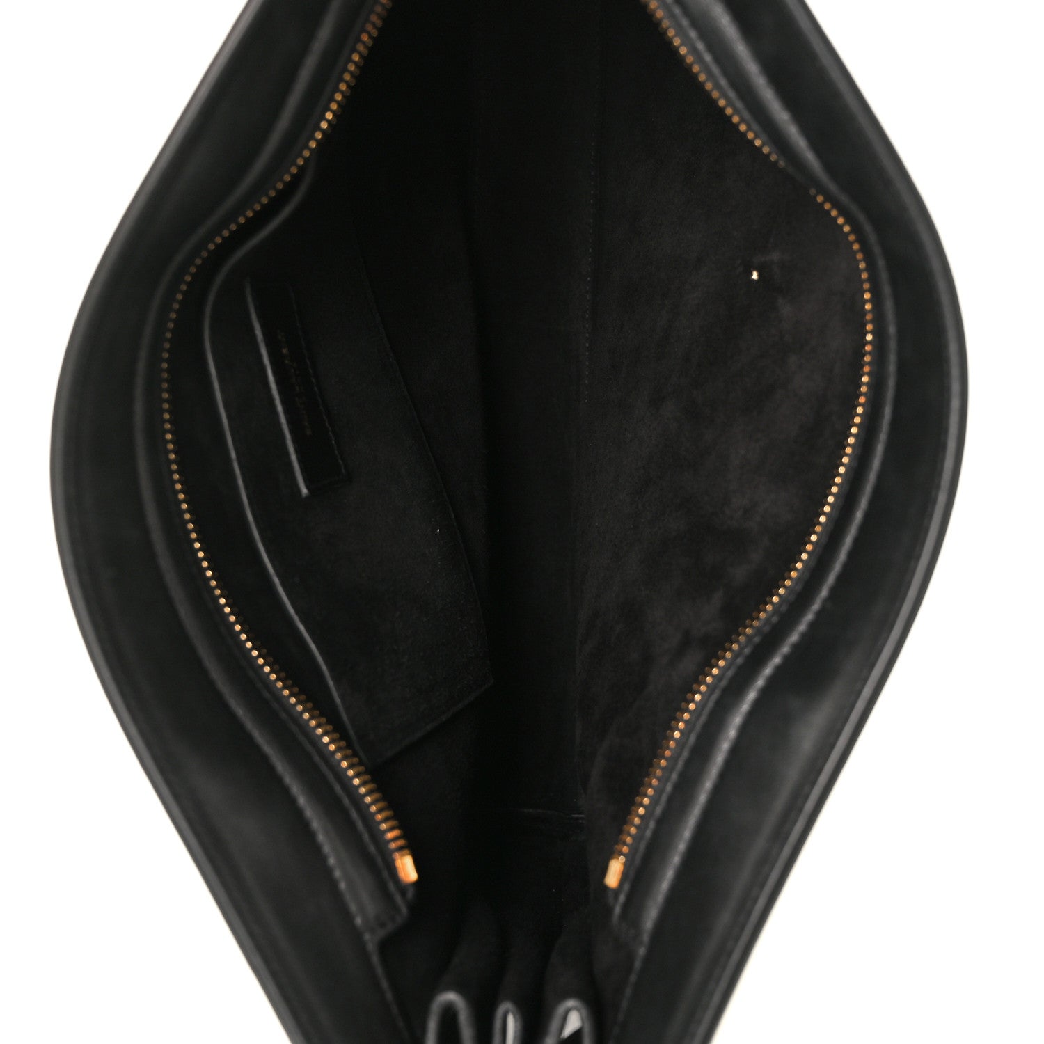 Saint Laurent Calfskin Sac De Jour Clutch Black 6 of 13