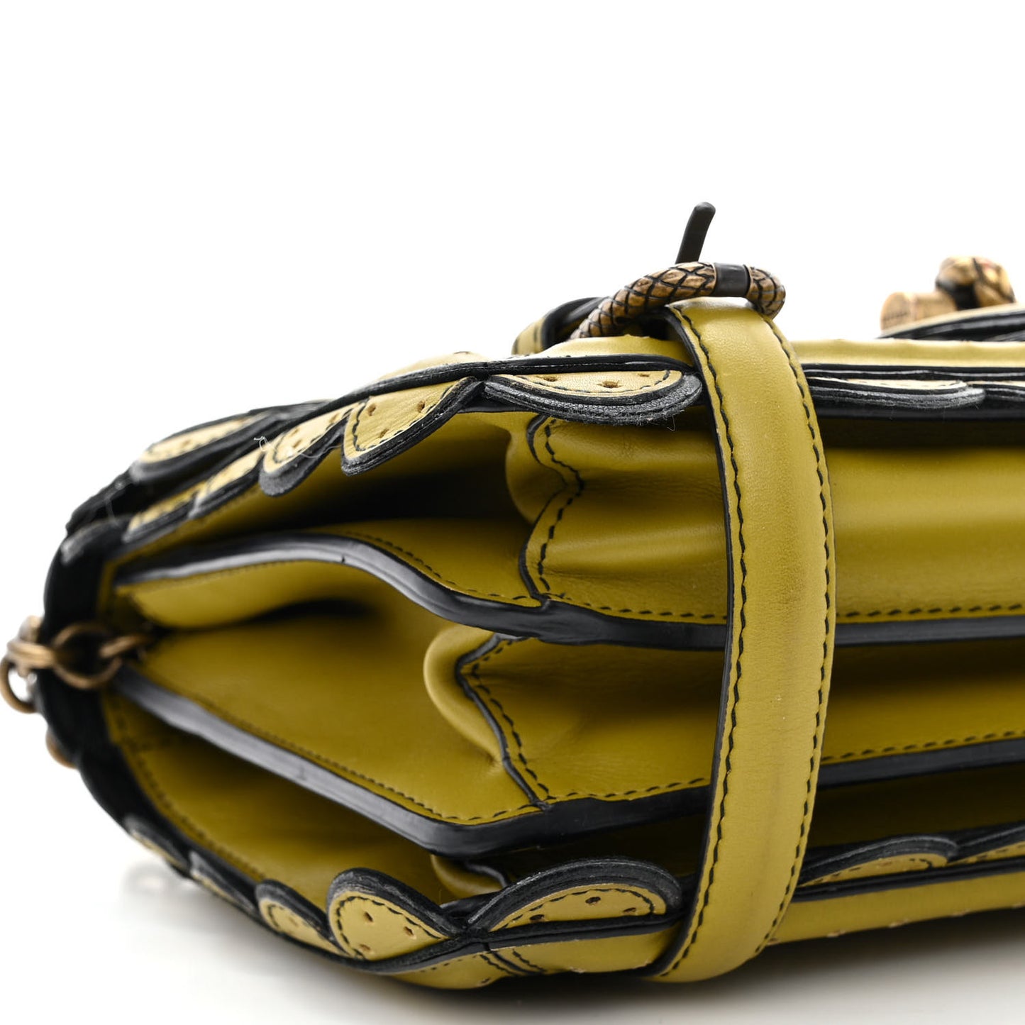 French Calfskin Intrecciato Wingtip City Knot Bag
