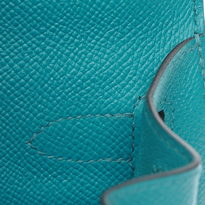 Hermes Epsom Kelly Sellier 28 Bleu Paon 17 of 28