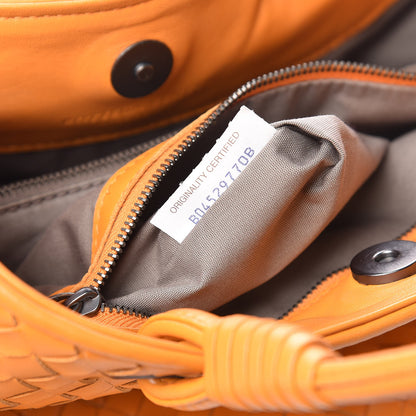 Bottega Veneta Nappa Intrecciato Woven Tote Tangerine 7 of 13