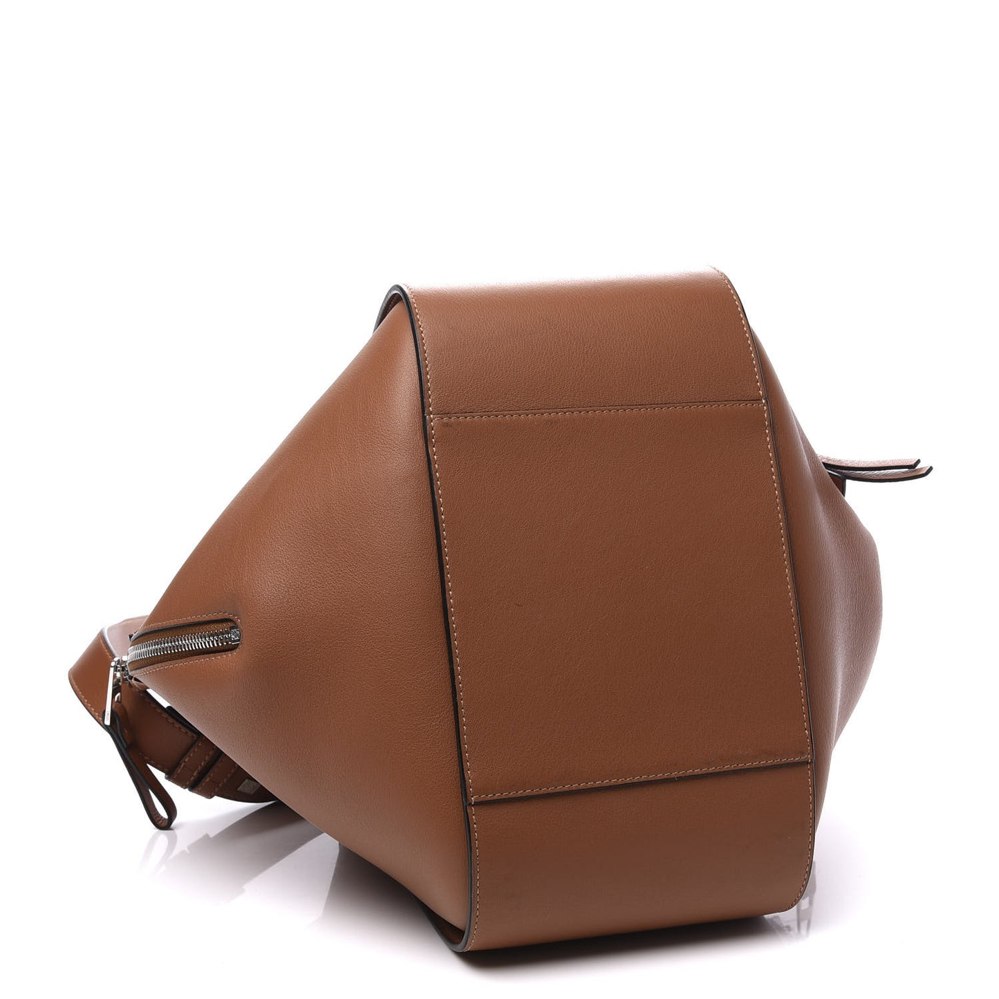 Calfskin Small Hammock Shoulder Bag Tan