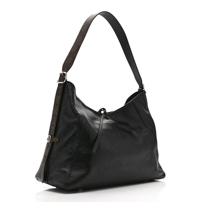 Louis Vuitton Lambskin CarryAll Vibe MM Black 4 of 10
