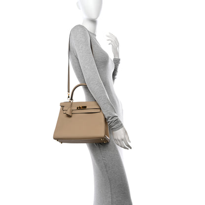Hermes Togo Kelly Retourne 28 Trench 2 of 12