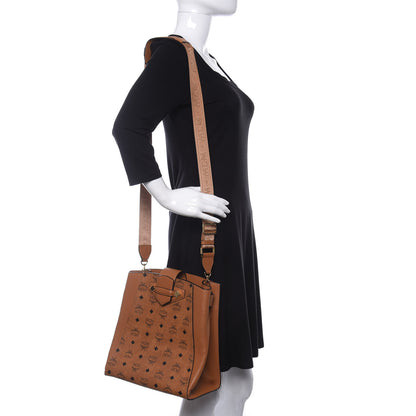 MCM Visetos Essential Tote Cognac 4 of 17
