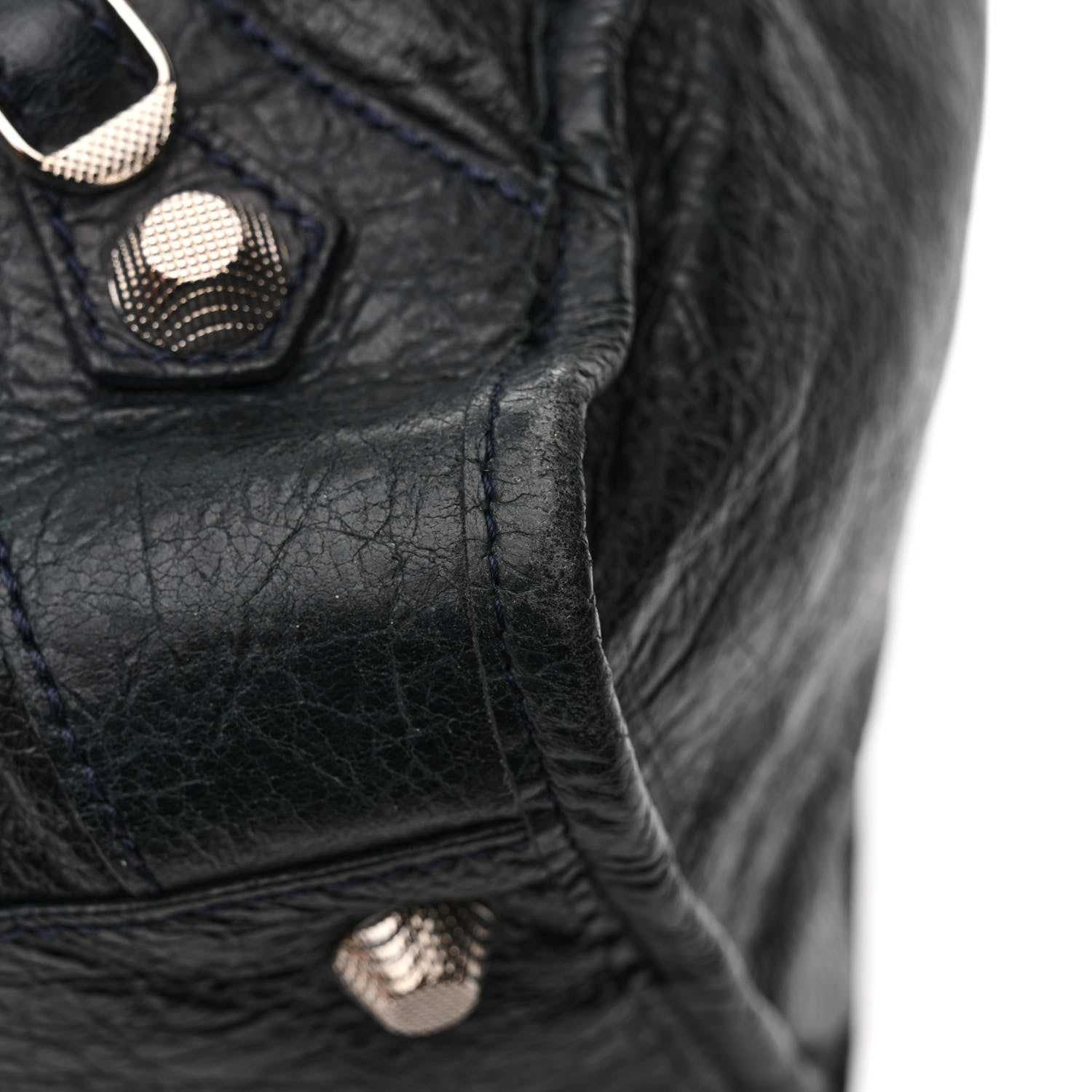 Balenciaga Agneau Giant 21 Silver Hardware Weekender Black 12 of 13