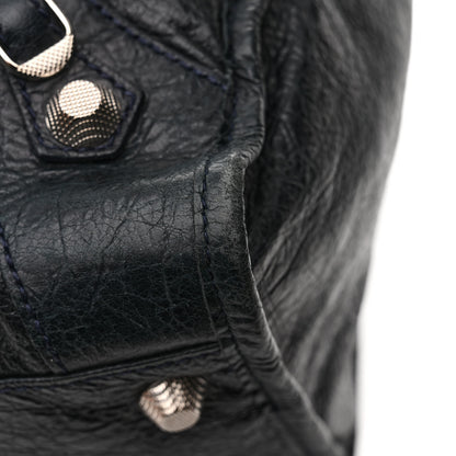 Balenciaga Agneau Giant 21 Silver Hardware Weekender Black 12 of 13