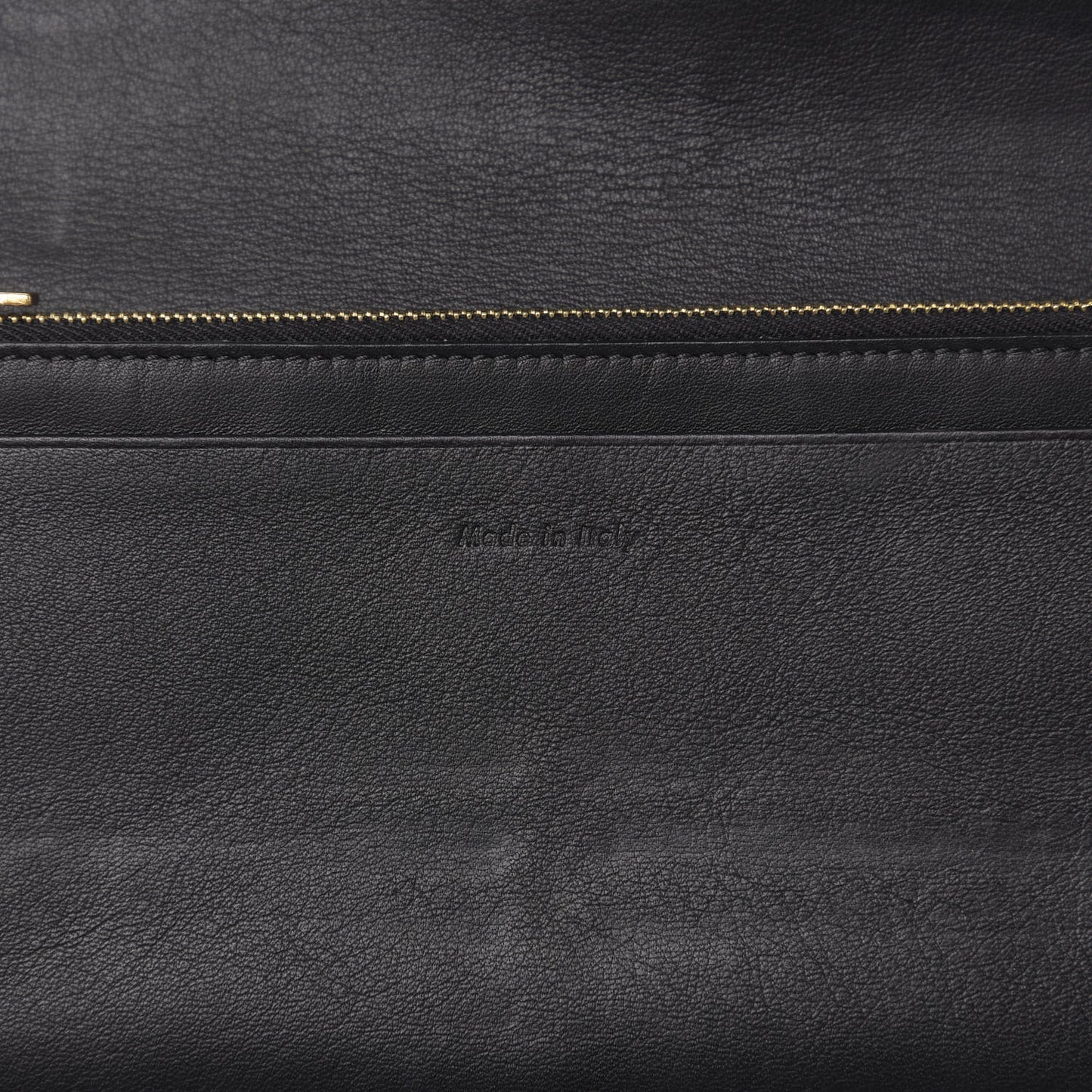 Smooth Calfskin Pocket Tri-Fold Multifunction Envelope Flap Wallet