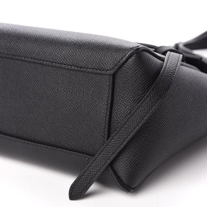 Celine Grained Calfskin Nano Belt Bag Black 8 of 10