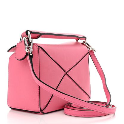 Loewe Calfskin Mini Puzzle Bag Wild Rose 3 of 10