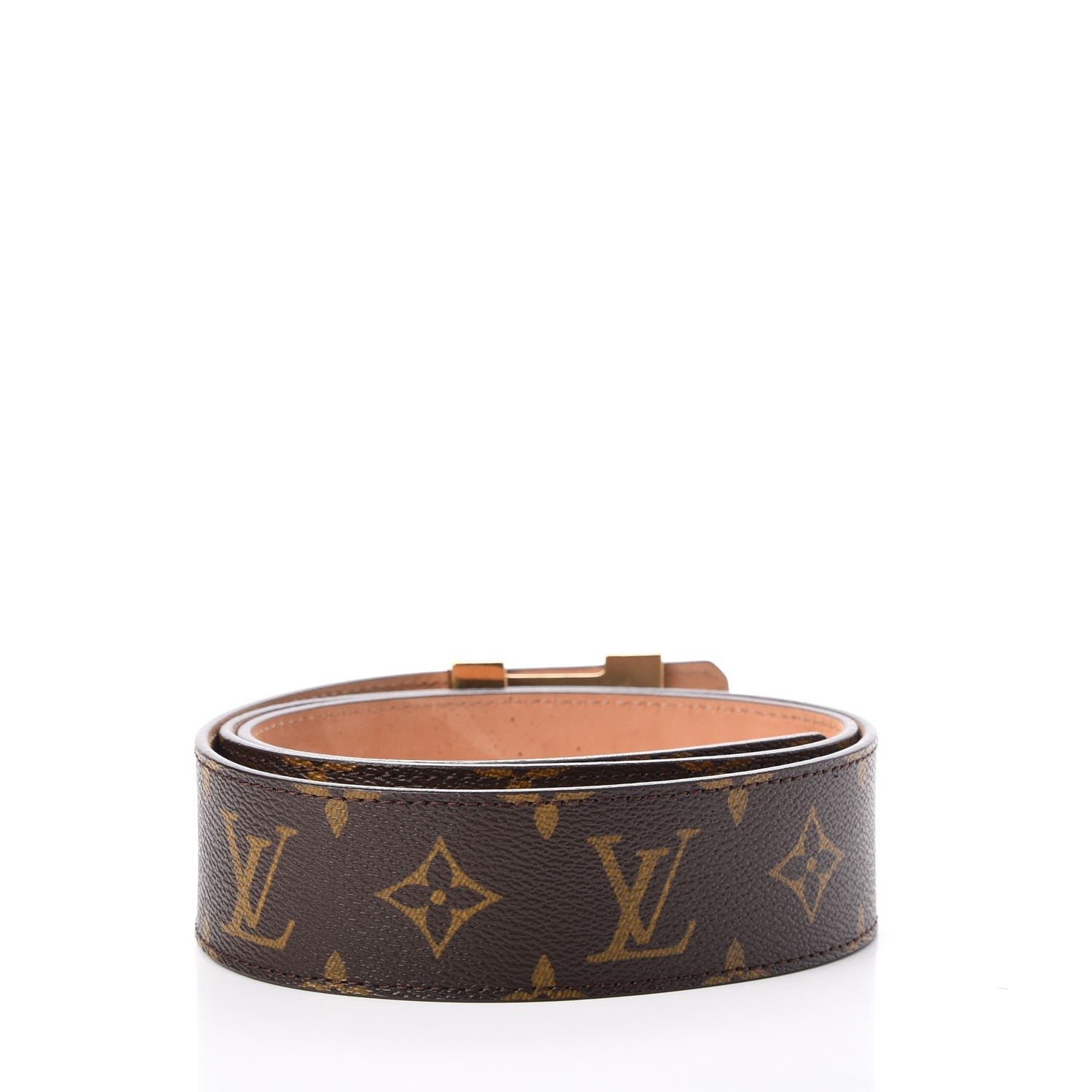Louis Vuitton Monogram LV Initials Belt 85 34 3 of 11