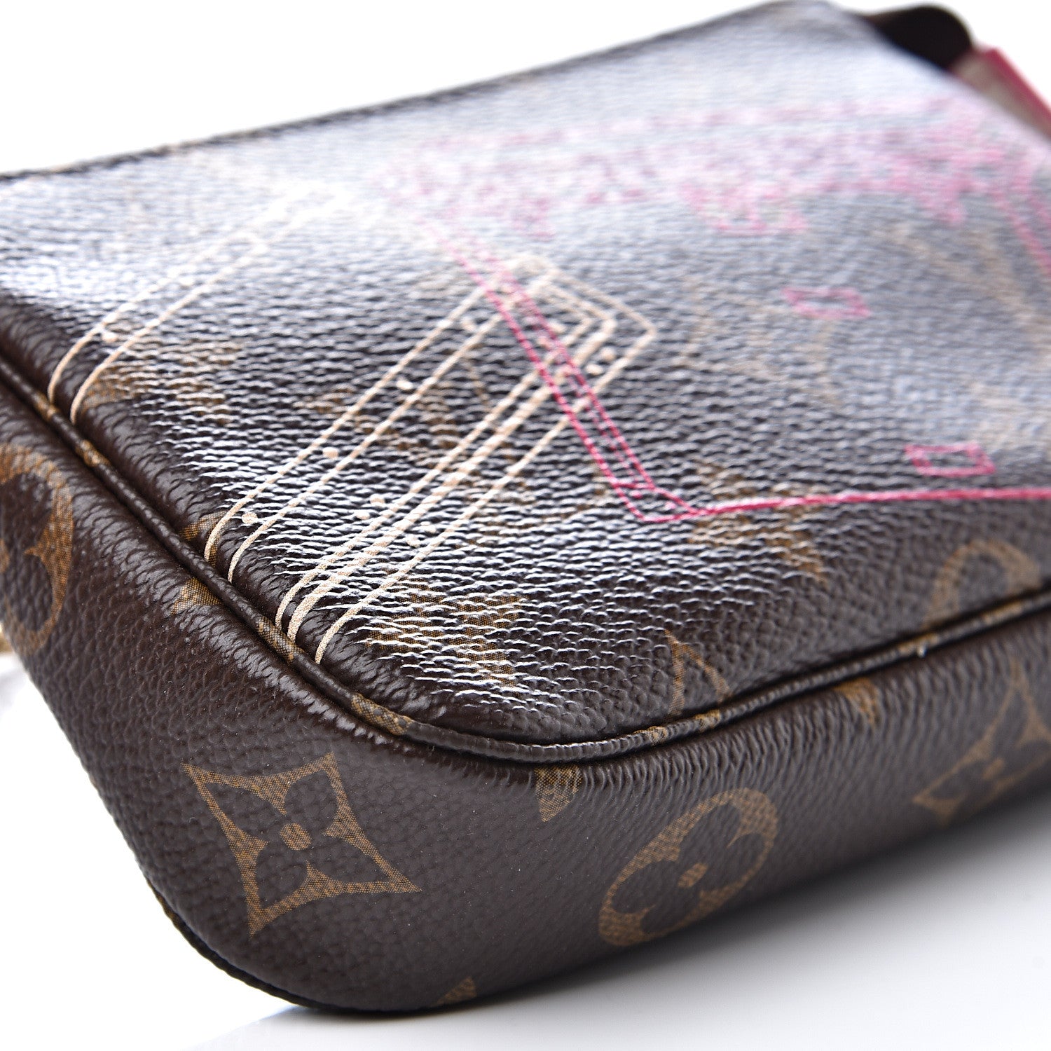 Louis Vuitton Monogram 2014 Christmas Animation Mini Pochette Accessories 7 of 9