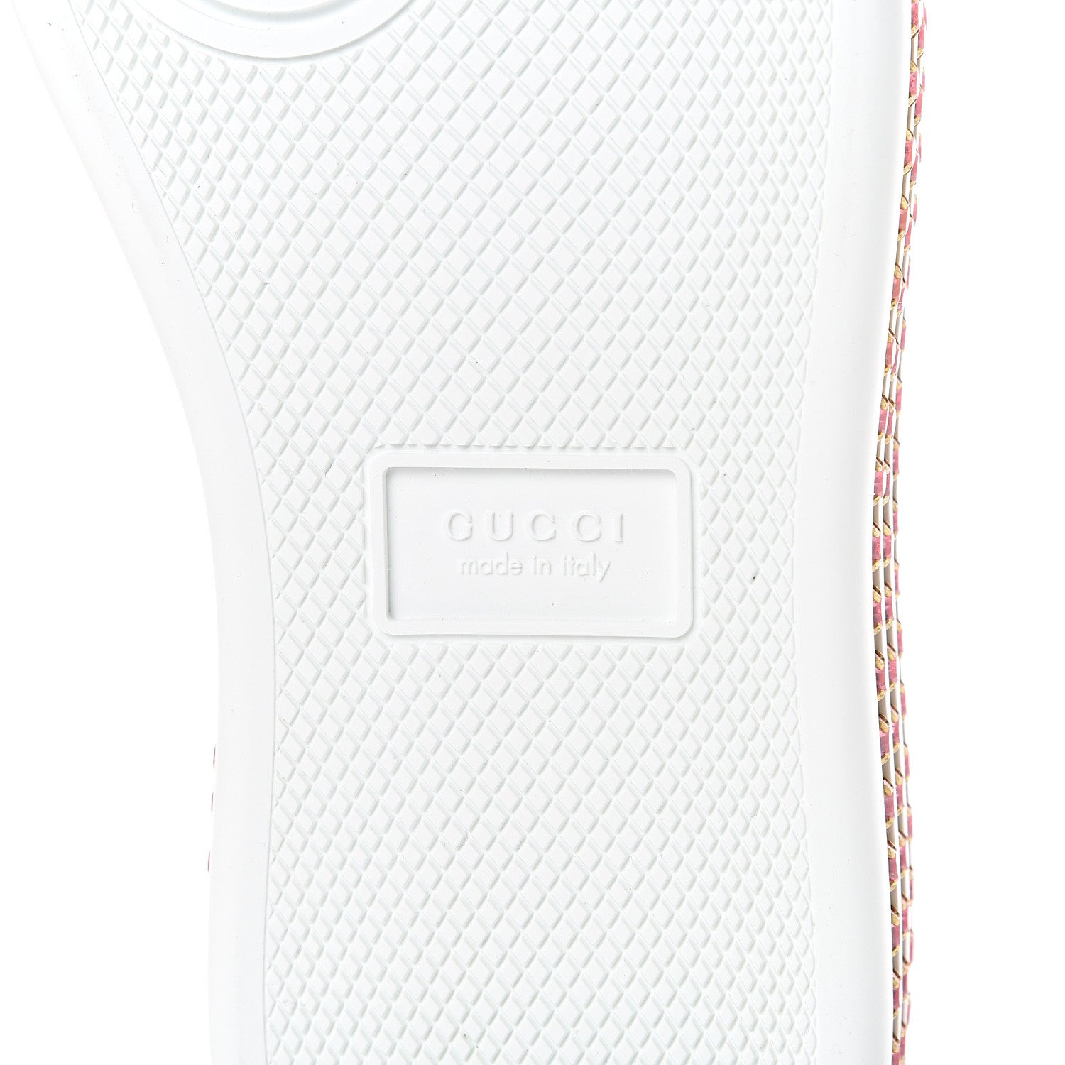 Gucci Laminated Nappa Crystal Web Bee Embroidered Trapuntata Womens Ace Platform Sneakers 36.5 Argento 6 of 8
