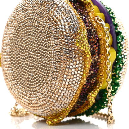 Judith Leiber Crystal Cheeseburger Minaudiere Clutch Multicolor 9 of 9