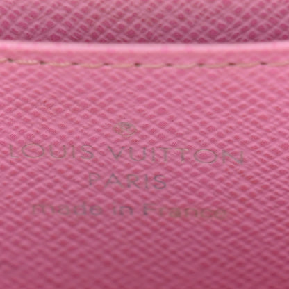 Louis Vuitton Monogram Multicolor Zippy Coin Purse Wallet White Litchi 6 of 9