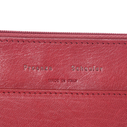 Proenza Schouler Lambskin PS1 Large Chain Wallet Red 6 of 8