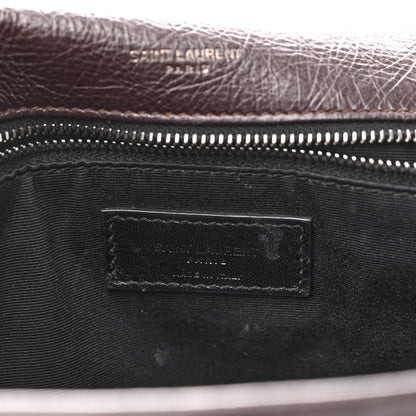 Saint Laurent Crinkled Calfskin Matelasse Monogram Large Niki Chain Satchel Tulip 6 of 12