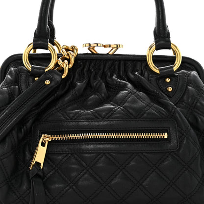 Marc Jacobs Calfskin Quilted Stam Black 9 of 18