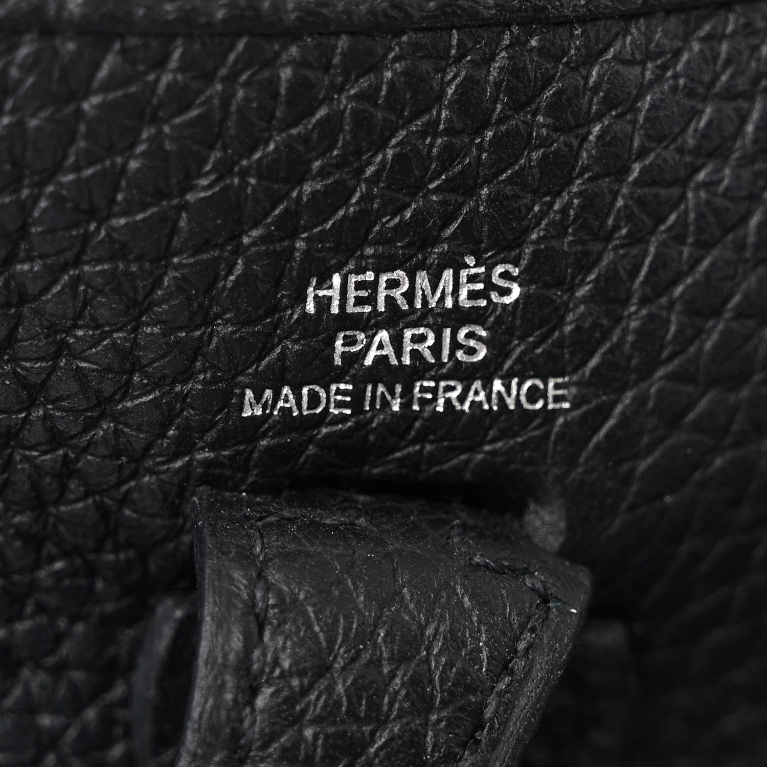Hermes Taurillon Clemence Evelyne TPM Black 6 of 10