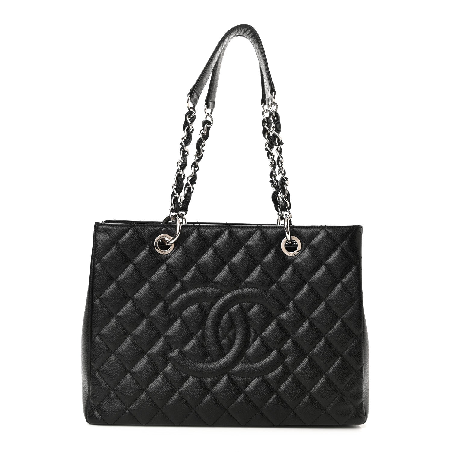 Chanel Caviar Quilted Grand Shopping Tote GST Black 1 of 11